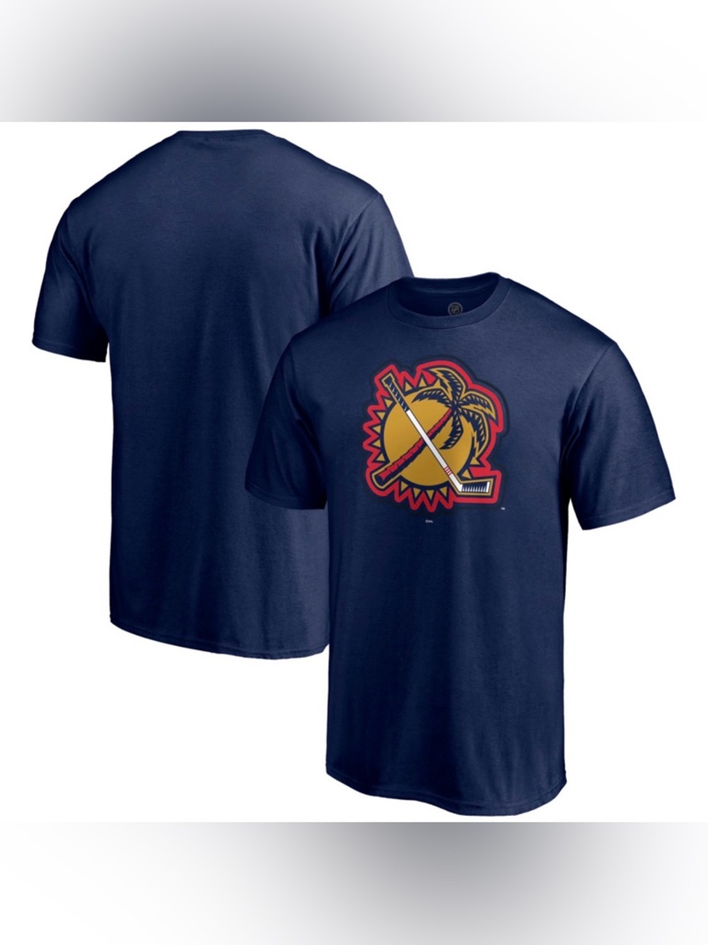 NWT Florida Panthers Special Edition Secondary Logo T-Shirt Navy Large